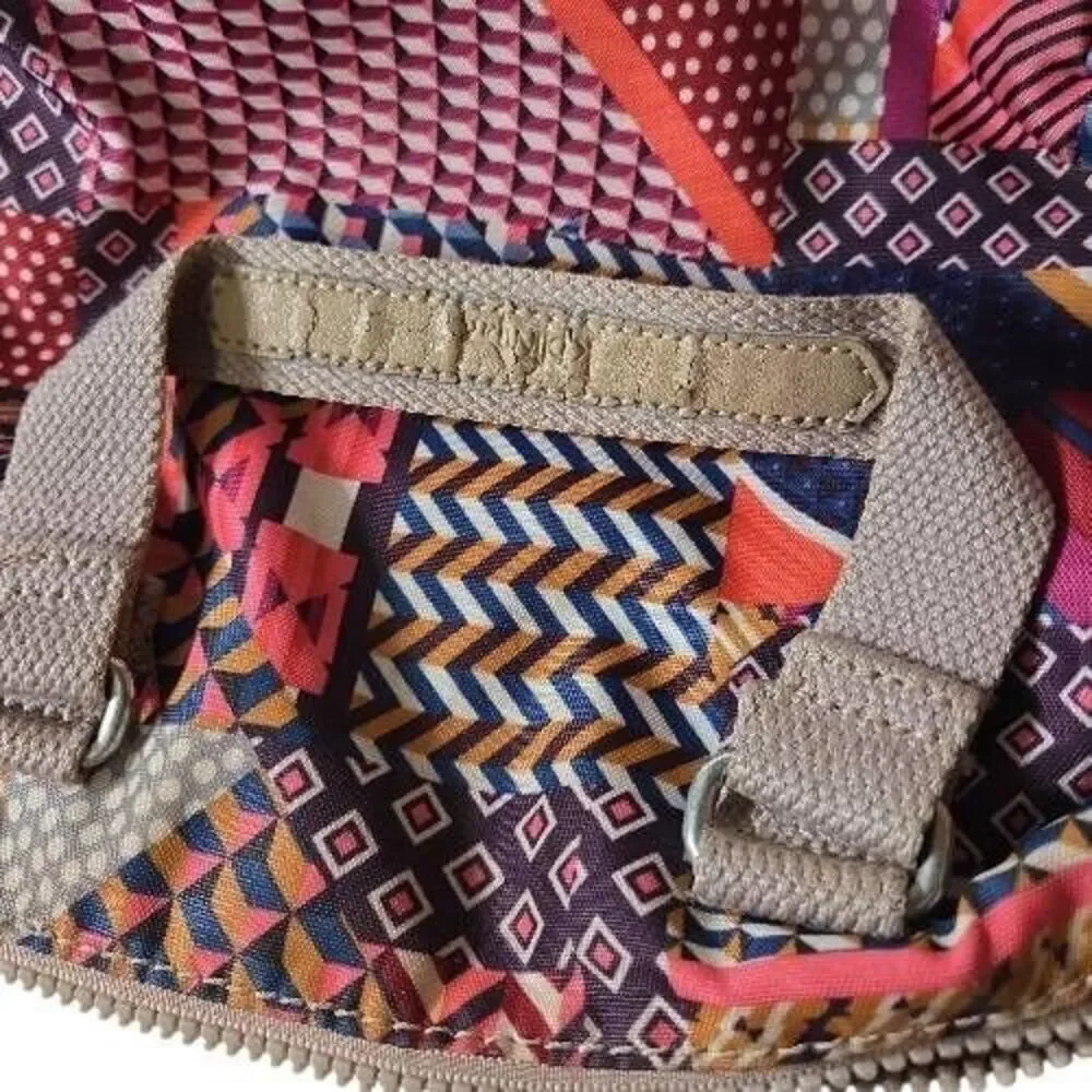 ​Kipling Art Mini Multi-Color Geometric Patchwork Crossbody Bag